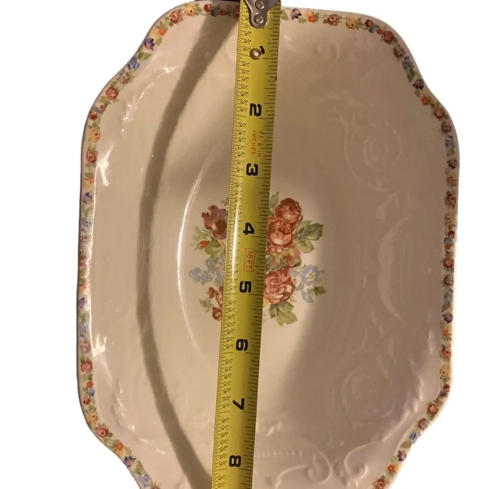 Vintage Steubenville porcelain bundle, beautiful floral pattern.